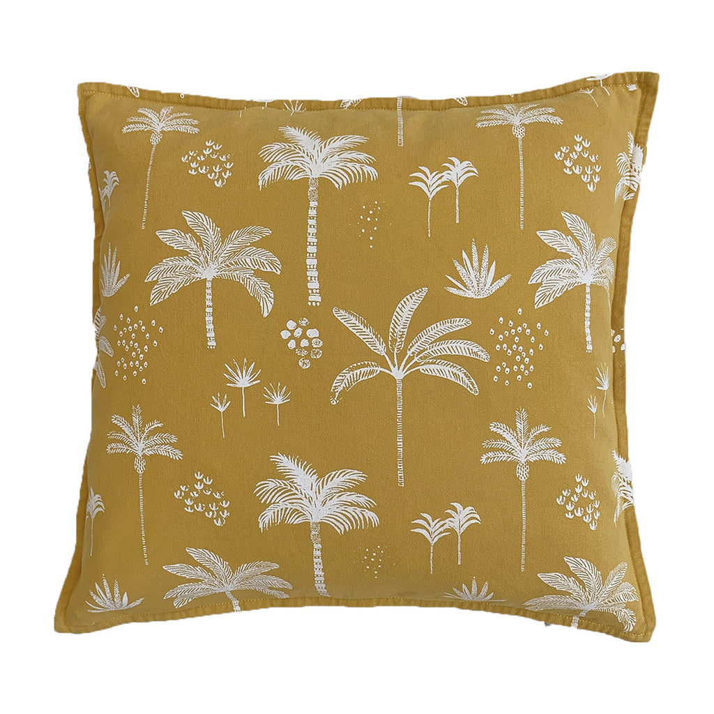 kawaii palm cushion | golden