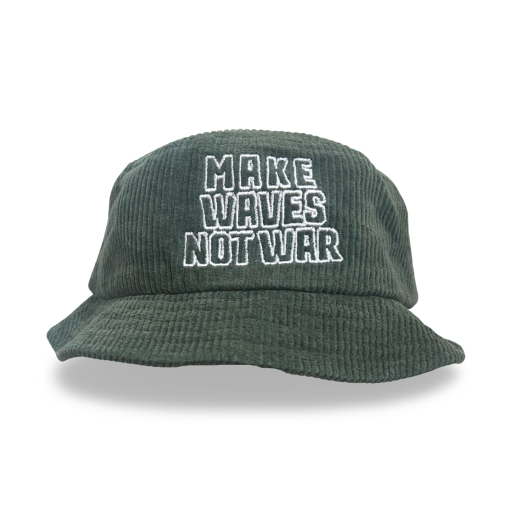 MWNW bucket hat | bottle green cord