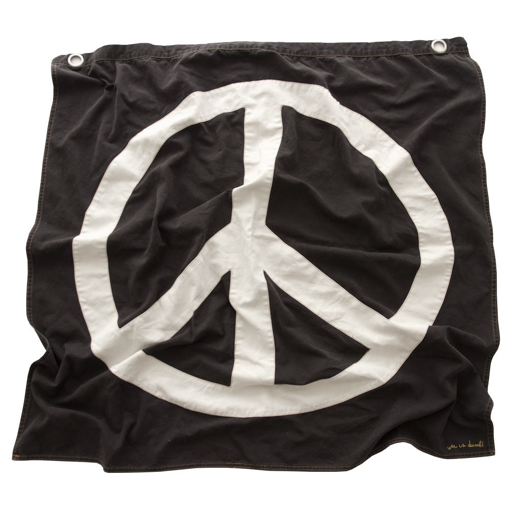 war is dumb! flag | black fade