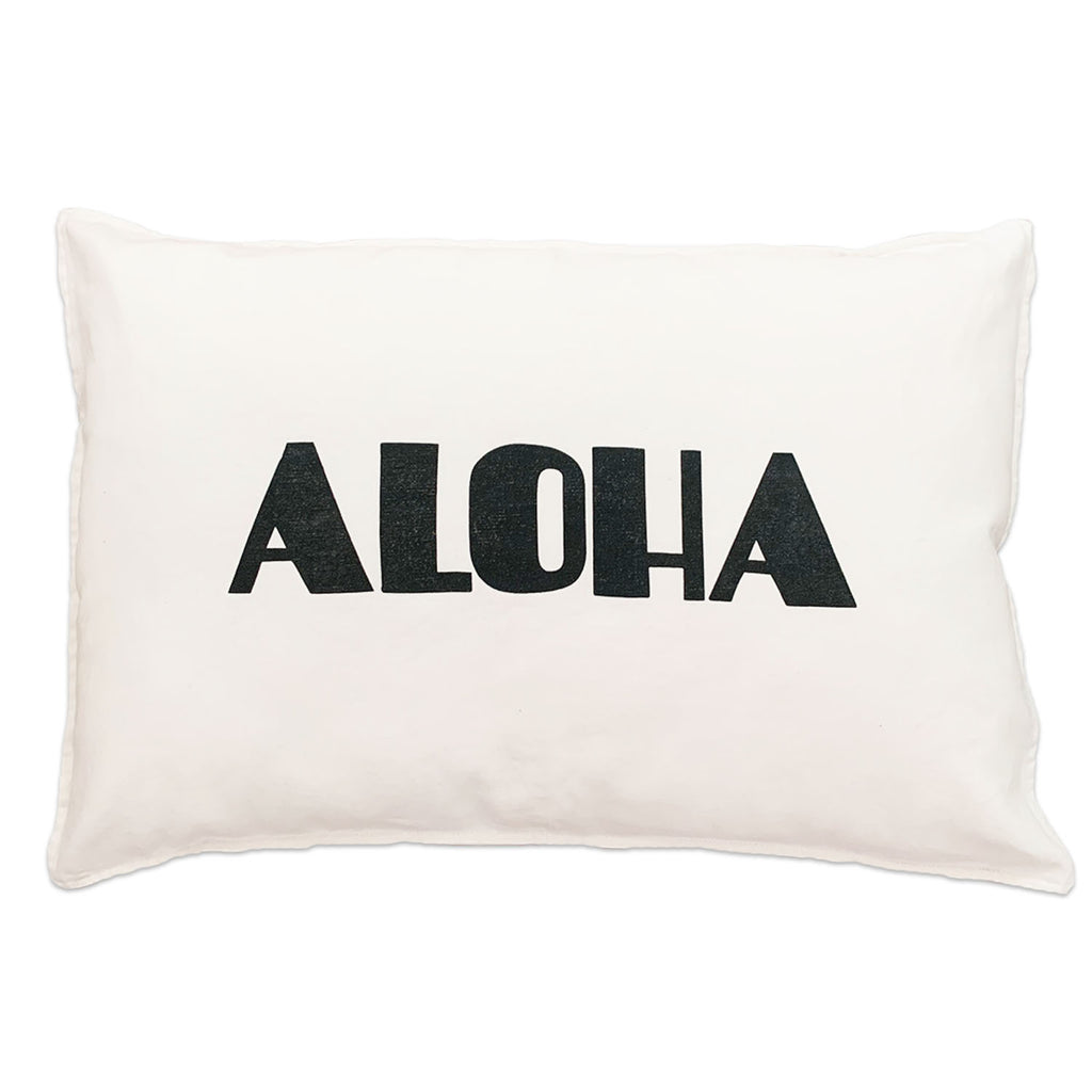 dream aloha cushion | whitewash
