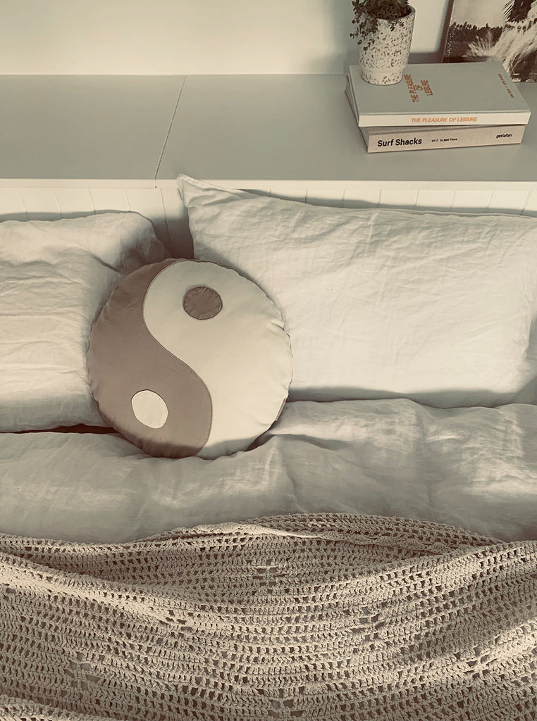 yin yang cushion | dune